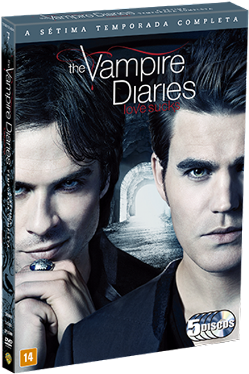 The Vampire Diaries - Vampire Diaries Dvd Clipart (600x600), Png Download
