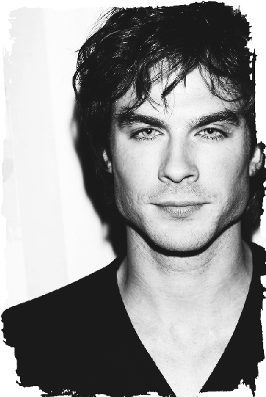 Model Image Graphic Image - Damon Salvatore Clipart (424x954), Png Download