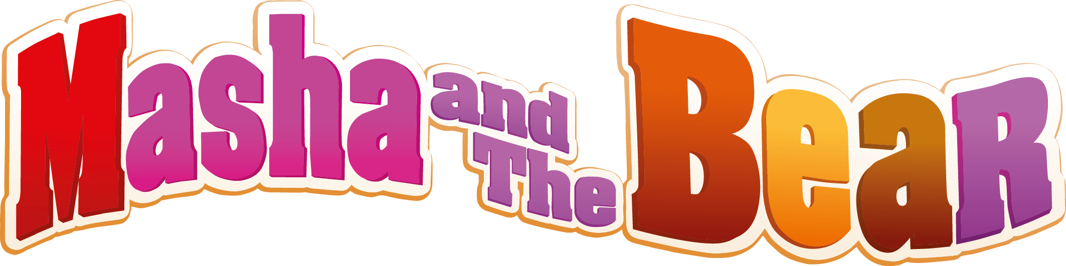 Masha And The Bear Logo - Masha And Bear Logo Clipart (2126x531), Png Download