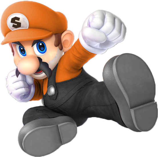 Ultimatethought Somebody Was Left Out From These Recolored - Mario Super Smash Bros Ultimate Clipart (568x599), Png Download