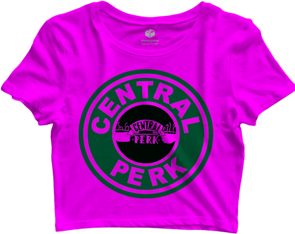 Buy Graphic Central Perk Crop Top At 42% Off On Melangebox - Central Perk Clipart (600x600), Png Download