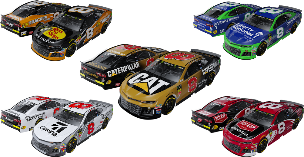 Nascar 2019 Daniel Hemric Clipart (1020x555), Png Download