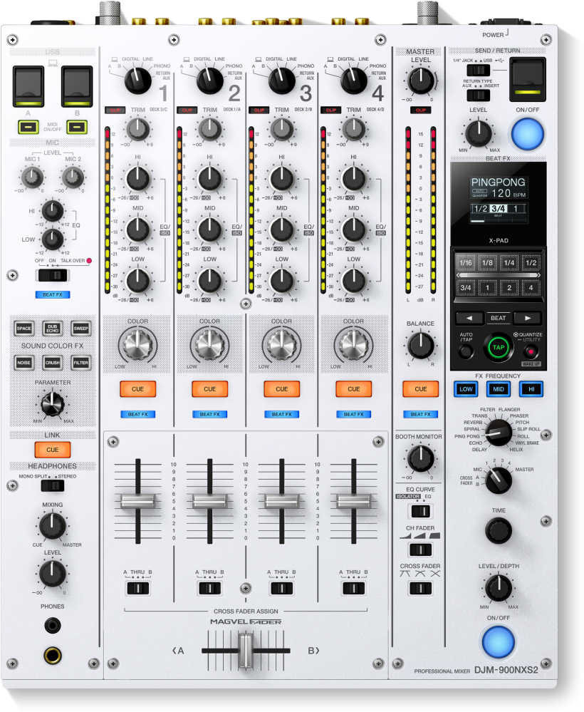 Djm 900nxs2 W White Ltd Edition - Pioneer Cdj 2000 Nexus 2 White Clipart (1000x1000), Png Download