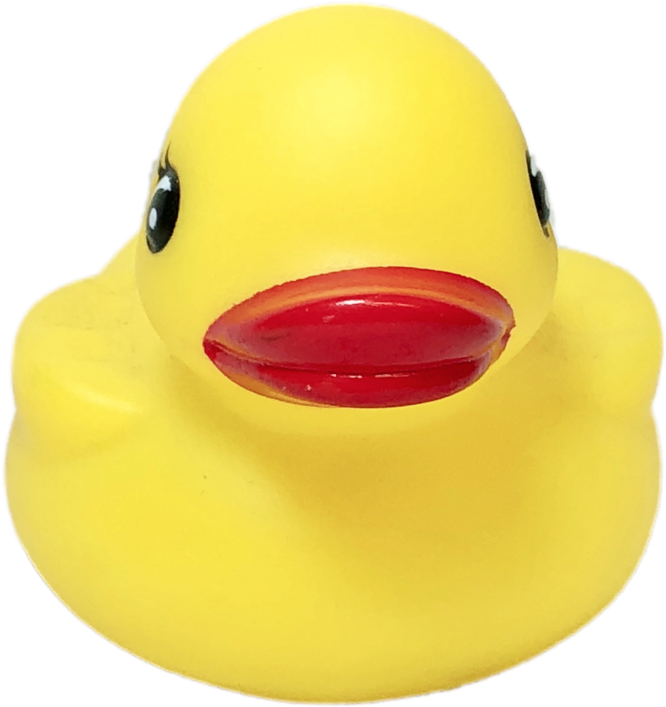 Classic Yellow Rubber Duck - Bath Toy Clipart (1280x1280), Png Download
