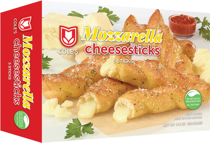 Cheesesticks - Coles Garlic Cheese Sticks Clipart (1140x500), Png Download