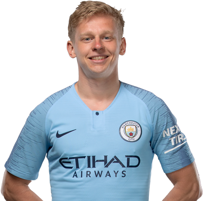 De Bruyne - Zinchenko - Manchester City Jersey 2018 Clipart (675x675), Png Download