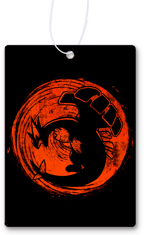 Red Sun Lugia Air Freshener - Pendant Clipart (490x801), Png Download