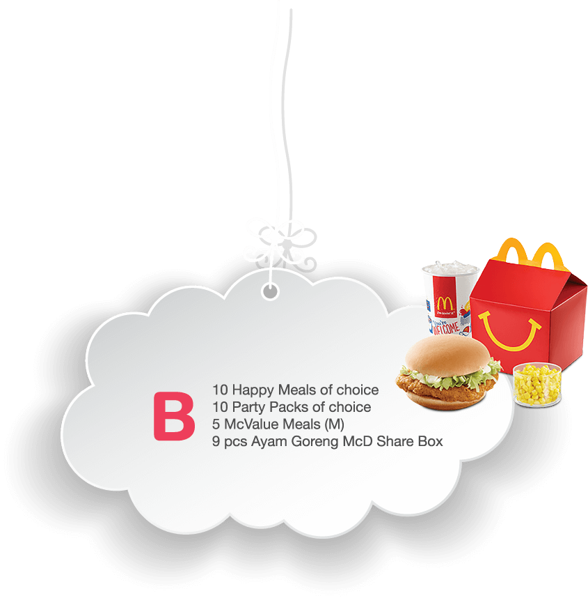Happy Meal Prices Vary According To Restaurants - Pakej Birthday Mcd 2019 Clipart (845x858), Png Download