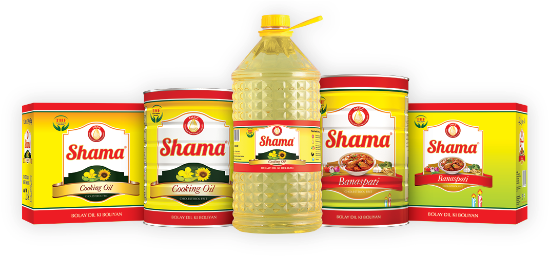 Shama Banaspati & Cooking Oil Clipart (1085x506), Png Download