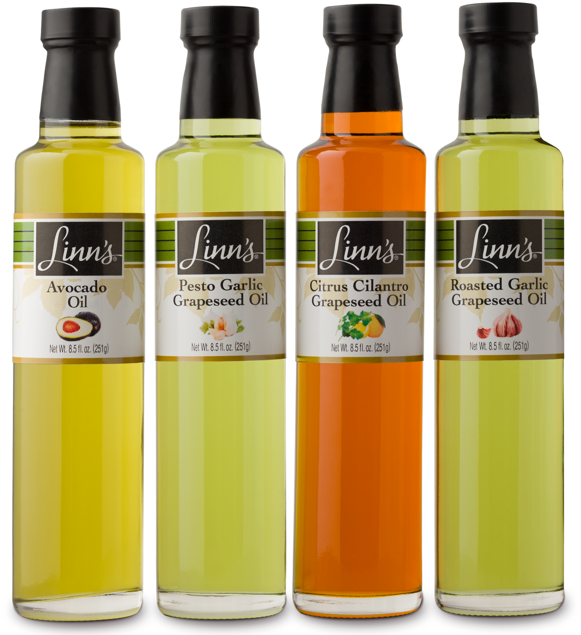 Linn's Flavored Cooking Oils, - Bottle Clipart (1280x1280), Png Download