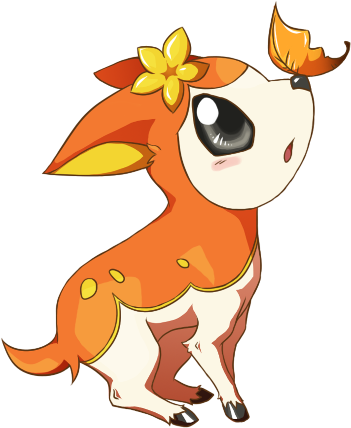 Deerling Banner - Cute Pokemon Clipart (900x1000), Png Download