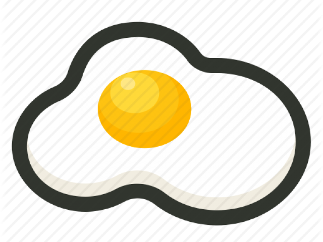 Fried Eggs Icon Transparent Clipart (640x480), Png Download