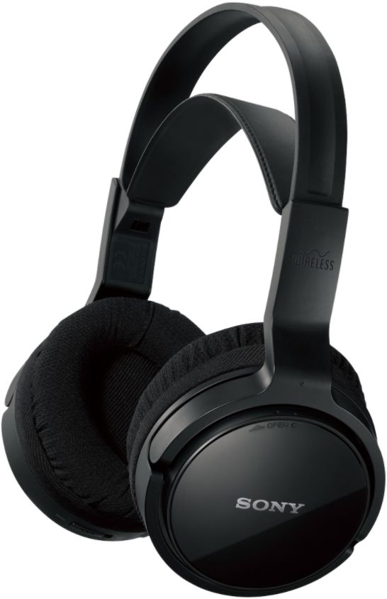 Sony Black Wireless Headphones Clipart (1000x1000), Png Download