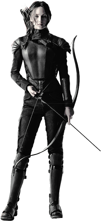 View large size Katniss Png - Katniss Everdeen Mockingjay Outfit Clipart. 