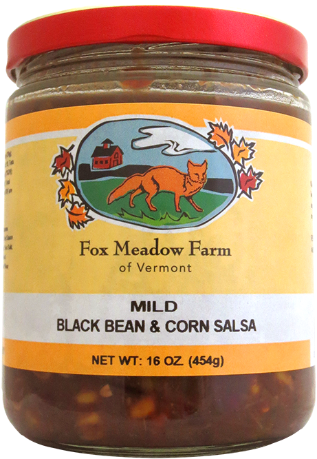 Fox Meadow Mild Black Bean Salsa - Hummus Clipart (500x694), Png Download