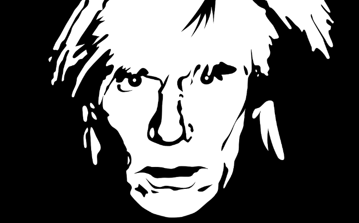 Andy-warhol - Andy Warhol Stencil Art Clipart (725x450), Png Download