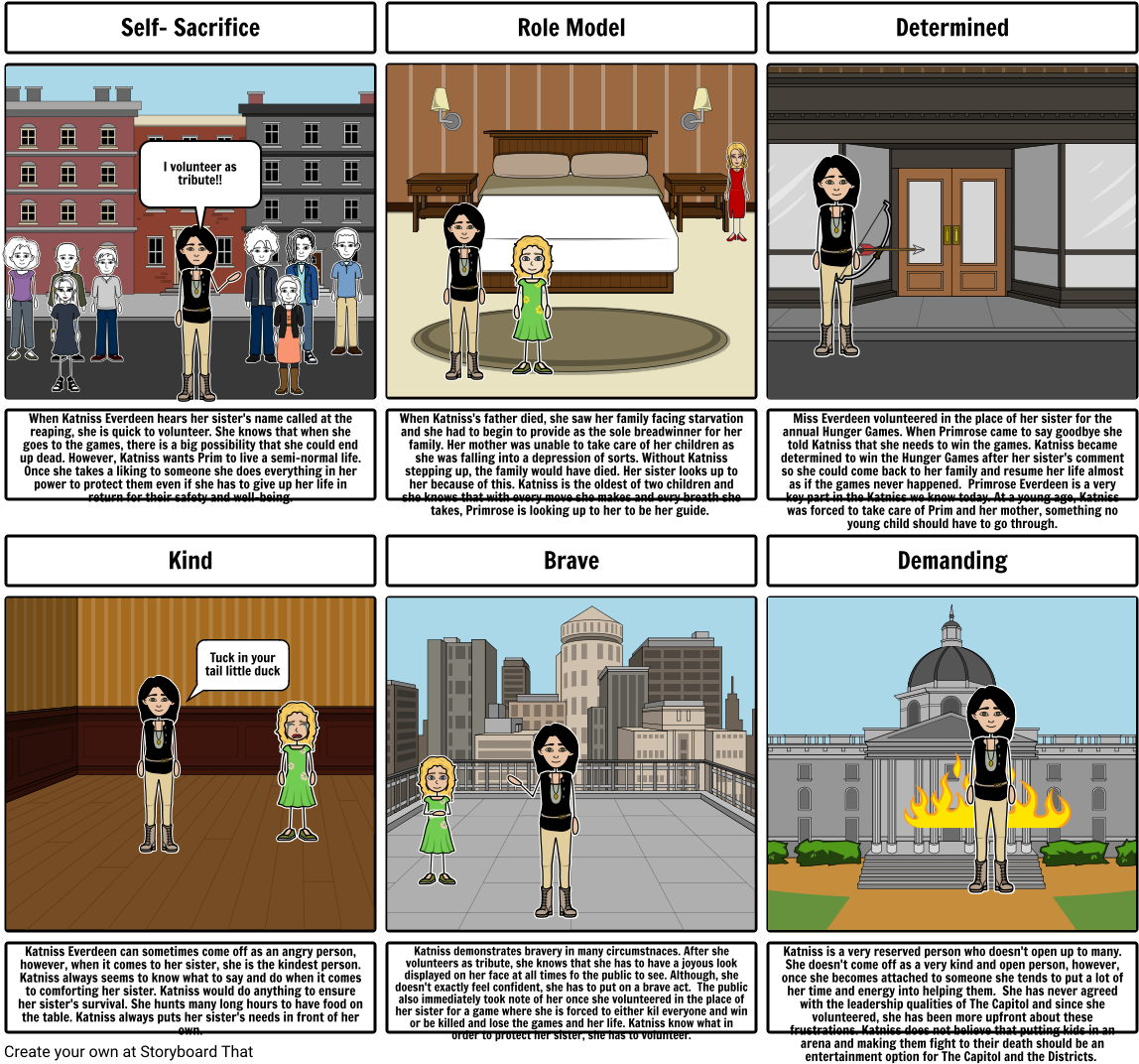 Katniss Everdeen - Storyboard Clipart (1164x1086), Png Download