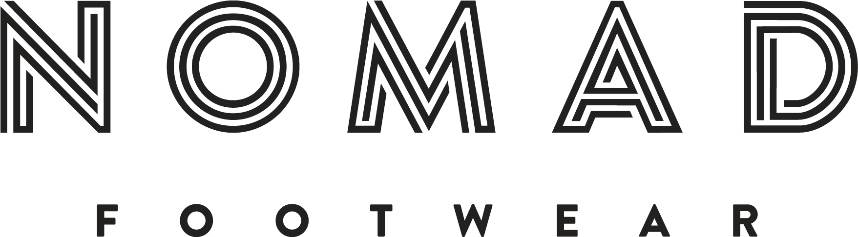 Nomad Footwear - Line Art Clipart (1800x540), Png Download