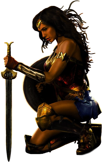 Simple Wonder Woman - Wonder Woman Wallpaper 4k For Mobile Clipart (454x694), Png Download