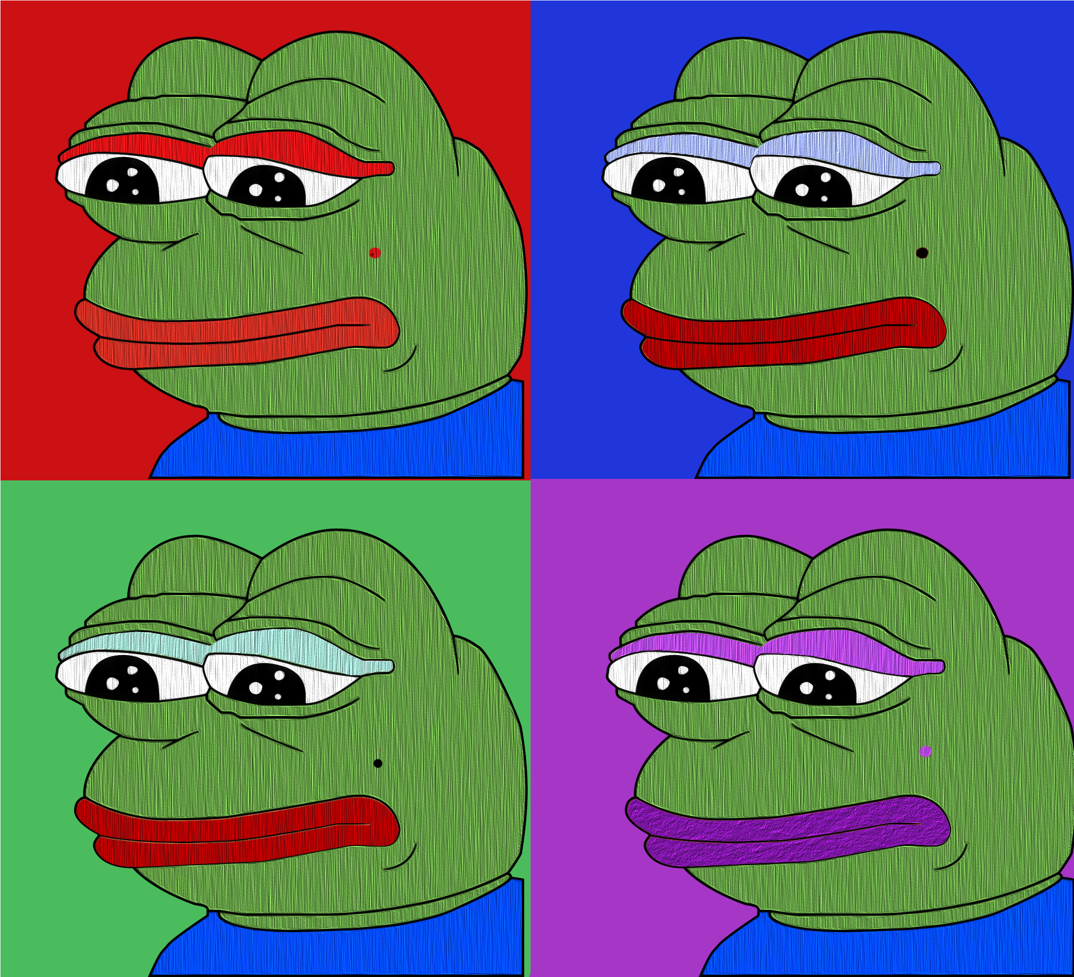 Andy Warhol Pepe Clipart (2624x2626), Png Download