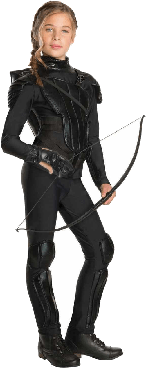 Child Hunger Games Katniss Glove - Hunger Games Costume Kids Clipart (800x1268), Png Download