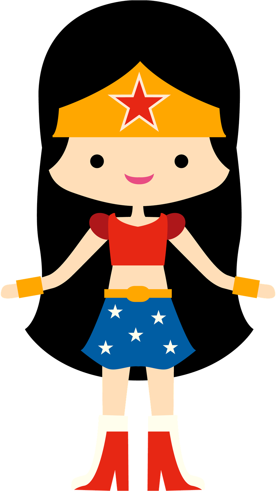Wonder Woman Birthday, Wonder Woman Party, Batgirl, - Playeras De Super Mamá Clipart (900x1602), Png Download