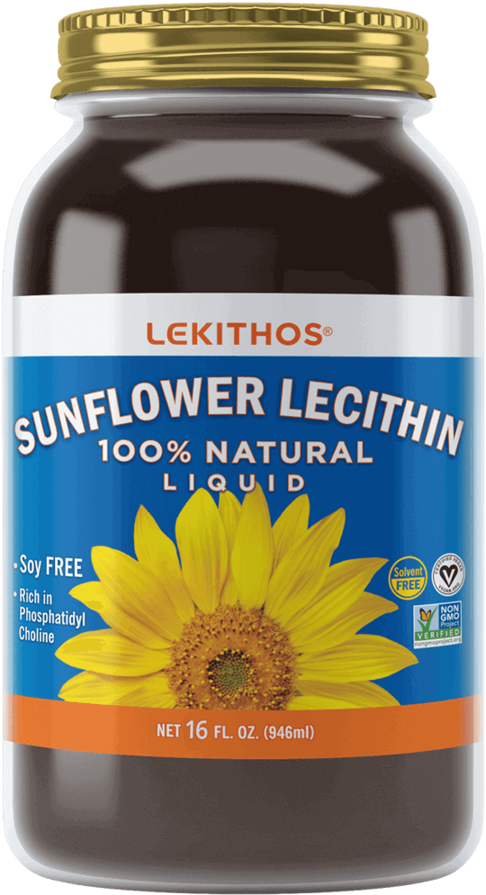 100% Natural Liquid Sunflower Lecithin - Distaff Thistles Clipart (1500x1500), Png Download