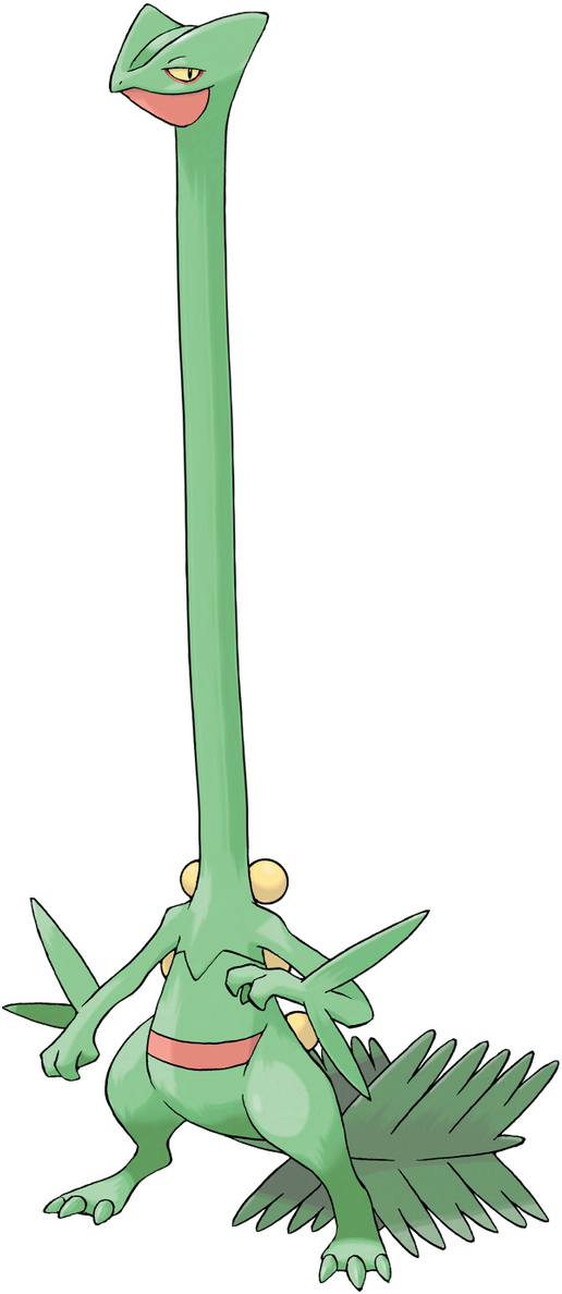 Ron - Pokemon Sceptile Clipart (550x1200), Png Download