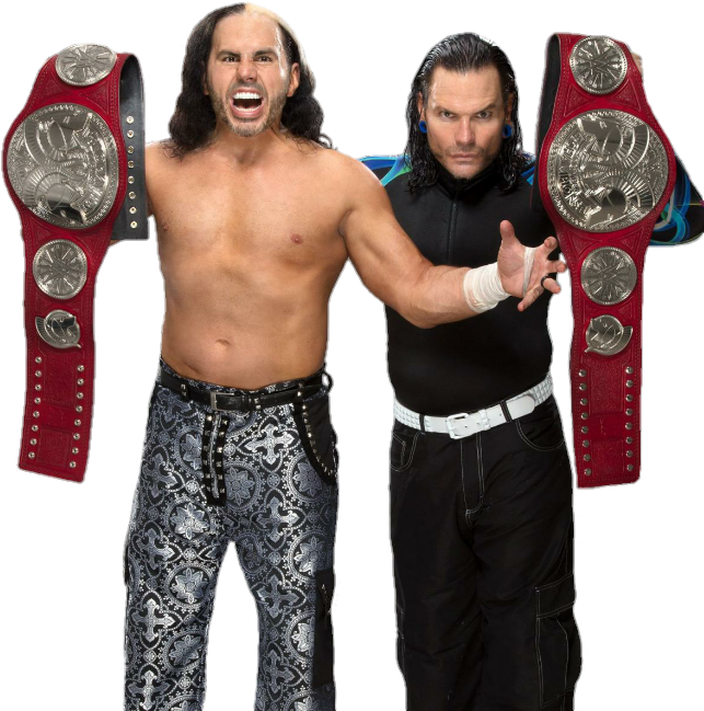 Hardy Boyz Png - Hardy Boyz Raw Tag Team Champions Clipart (643x649), Png Download