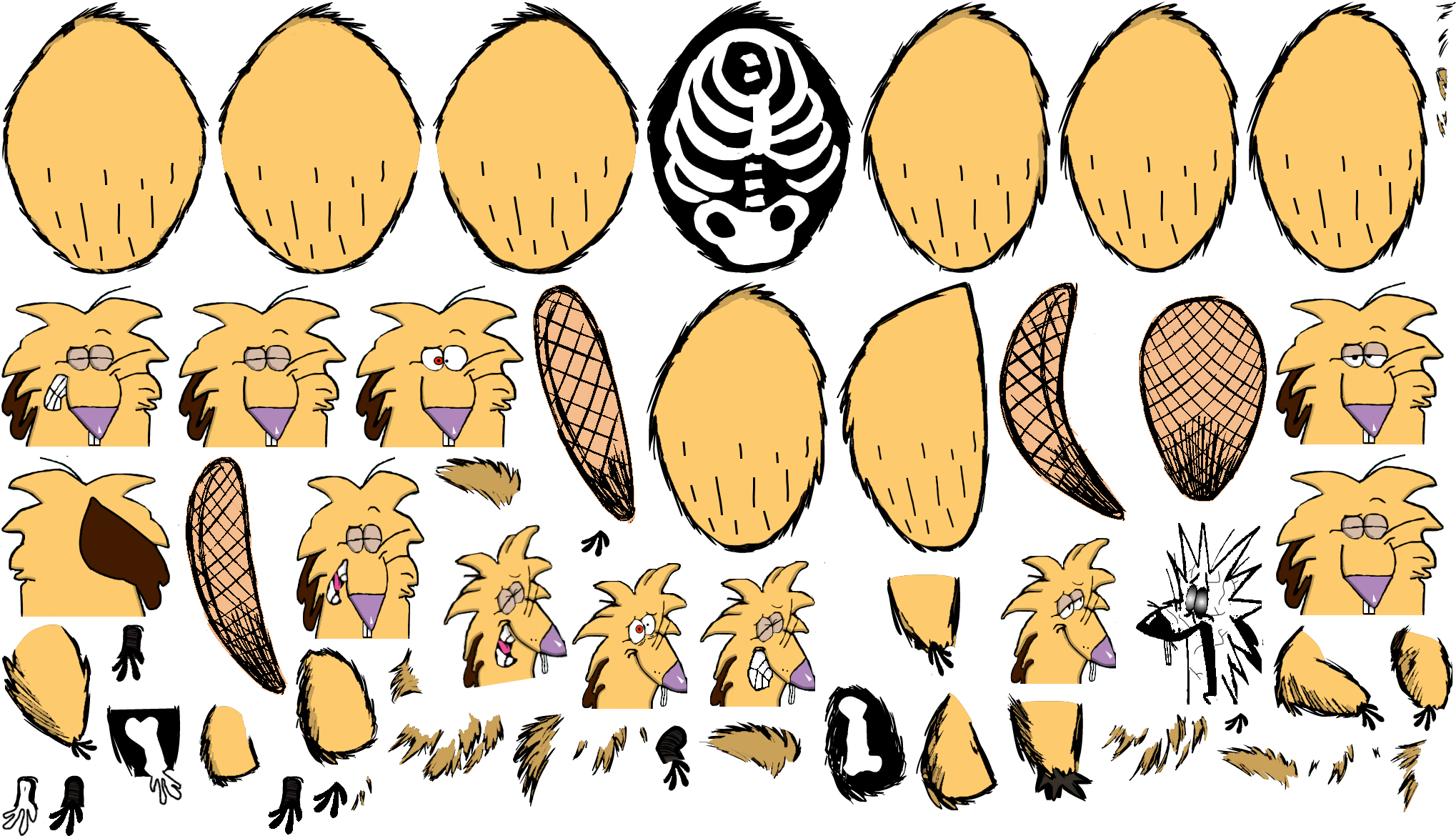 Werebeaver Clipart (2048x2048), Png Download