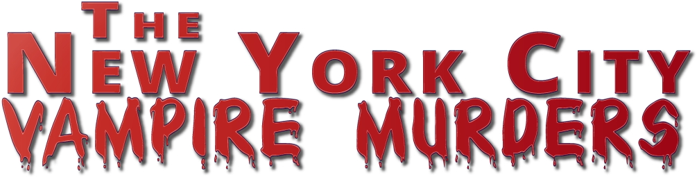 The New York City Vampire Murders - New York City Vampire Clipart (1353x437), Png Download