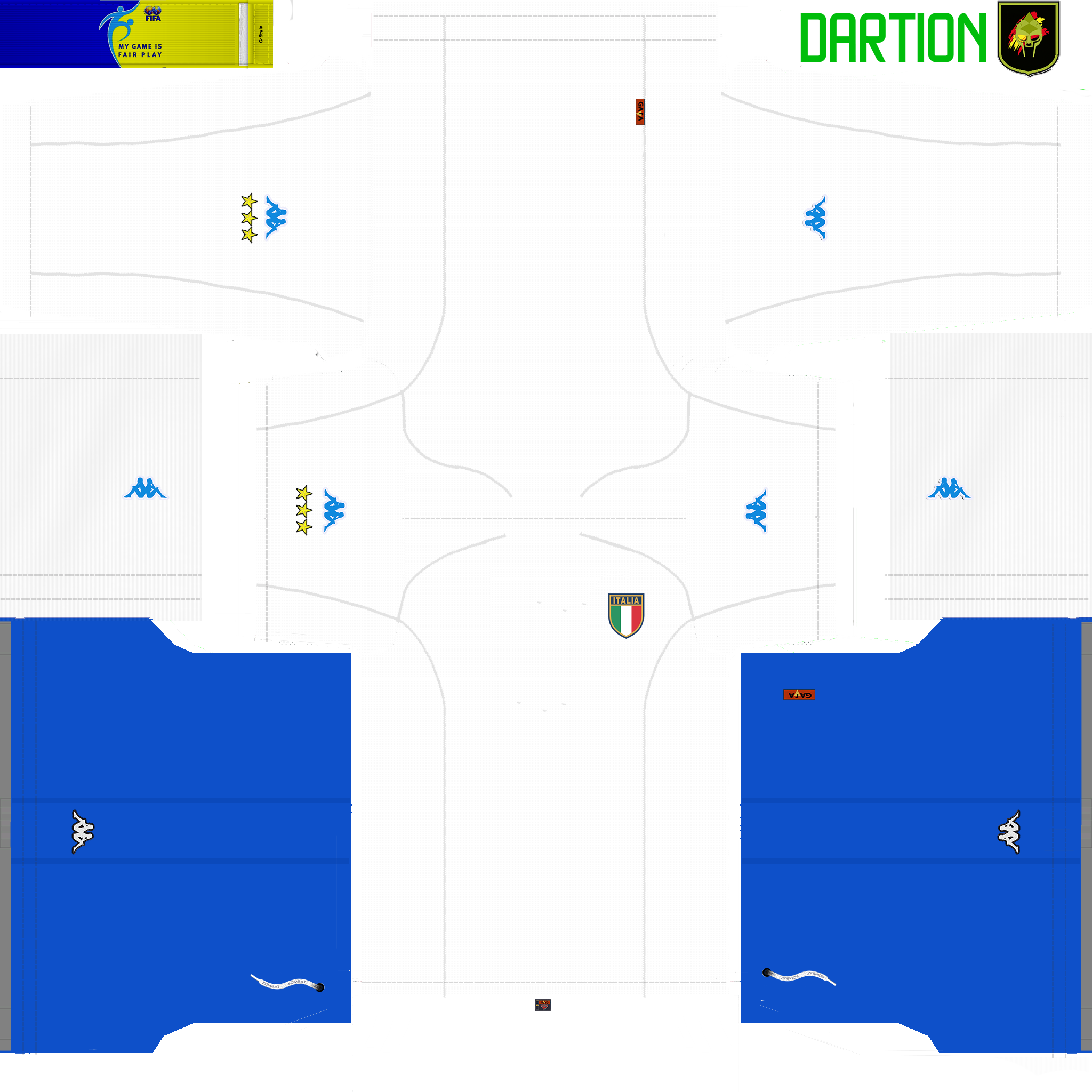 Preview Italia 2002 Preview Italia 2002 Away - Italy 2002 Kit Pes Clipart (2048x2048), Png Download