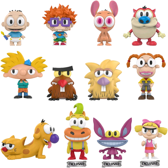 Mystery Minis Toys R Us Exclusive - Mystery Minis Nickelodeon Clipart (600x600), Png Download