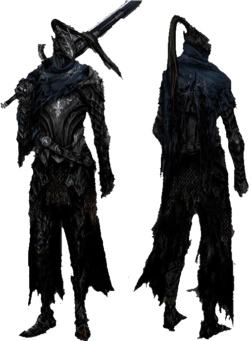 Artorias - Dark Souls Character Concept Art Clipart (550x700), Png Download