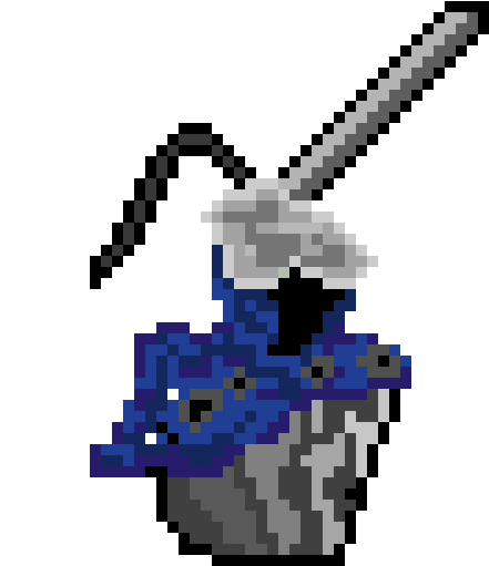 Artorias Test - Pixel Art Animation Artorias Clipart (630x700), Png Download