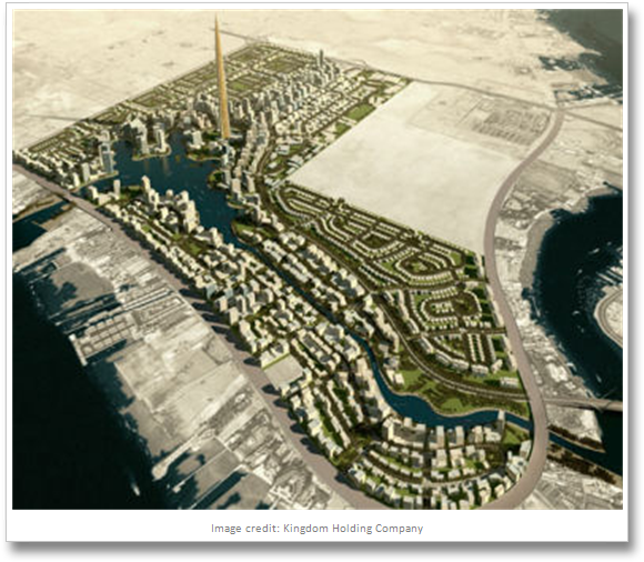 Jeddah Tower Master Plan Clipart (600x525), Png Download