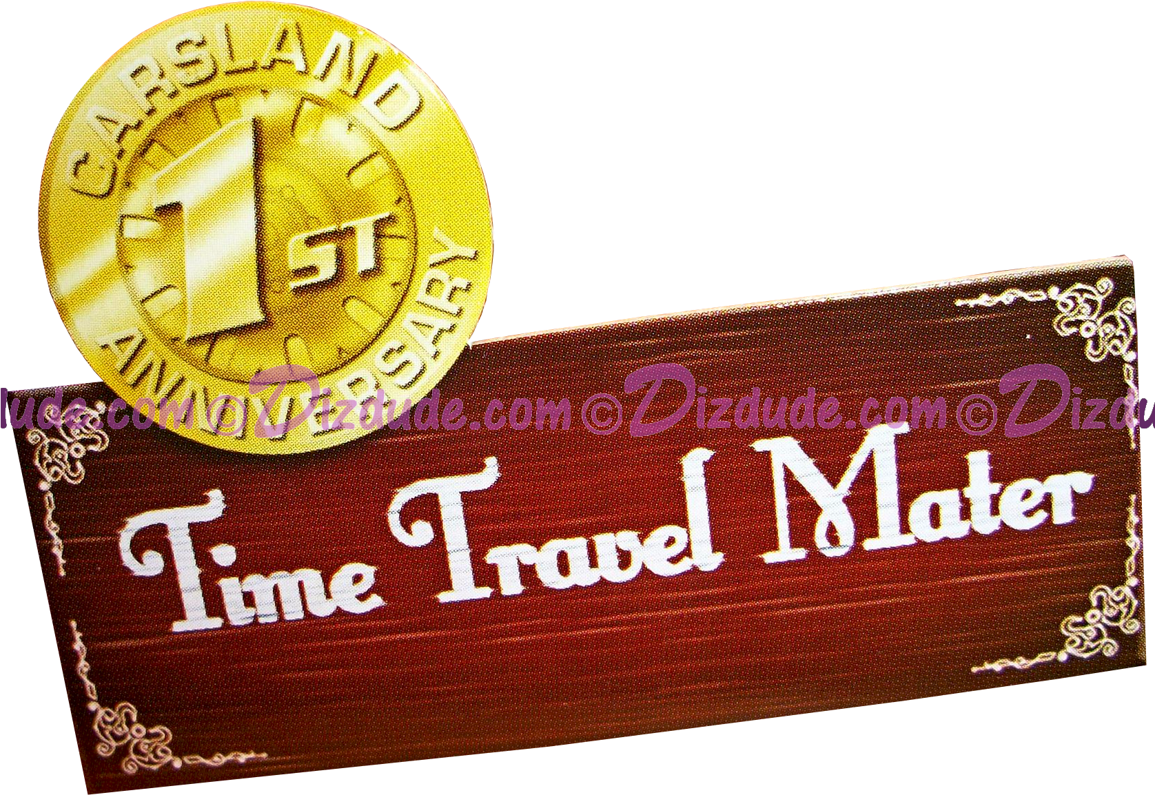 Disney Pixar “carsland 1st Anniversary” Radiator Springs - Coin Clipart (1676x1154), Png Download