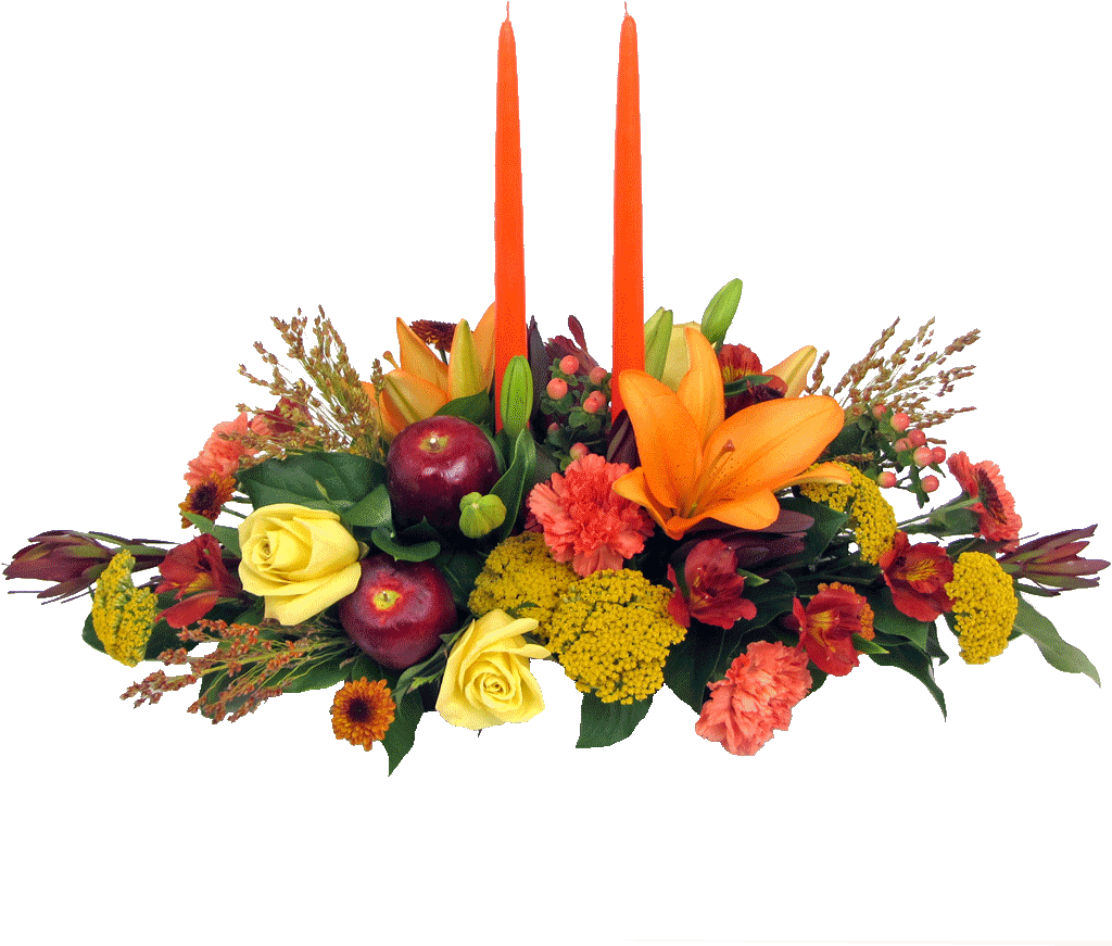 Fake Apples Centerpece Png - Png Transparent Thanksgiving Centerpiece Clipart (1024x1024), Png Download