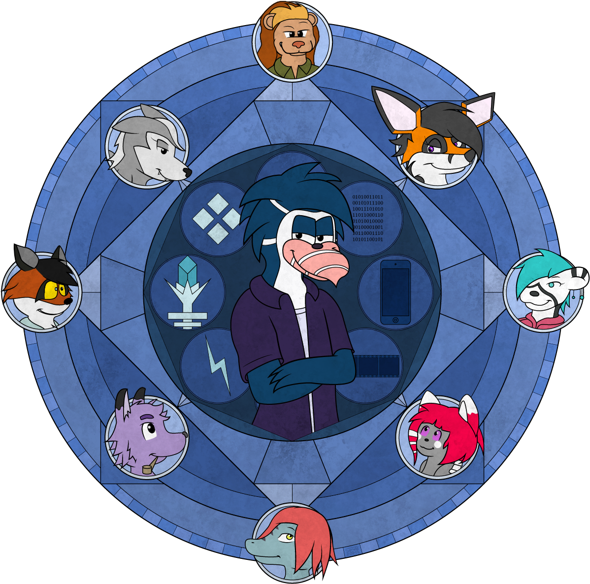 1st Fa Anniversary, 19th Birthday - Cartoon Clipart (1220x1220), Png Download