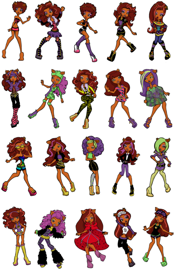 Clawdeen Wolf Images Clawdeen Hd Wallpaper And Background - Monster High Clawdeen Wolf Outfits Clipart (722x1107), Png Download