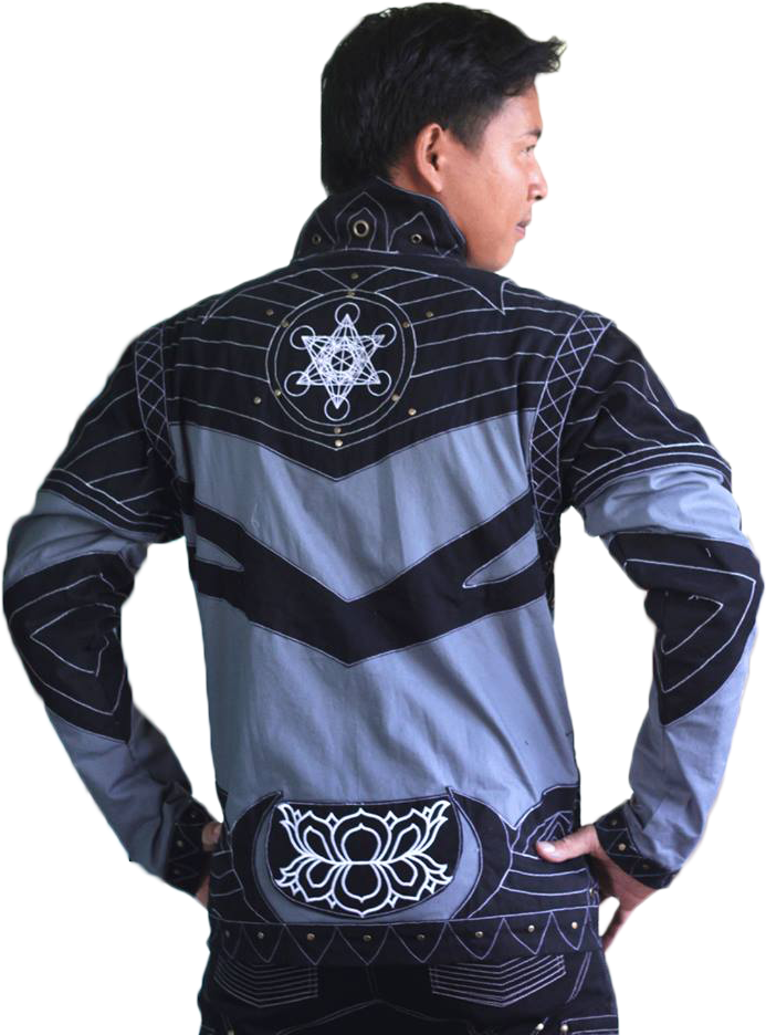 Mens Stargate Jacket By Imago Dei - Long-sleeved T-shirt Clipart (762x960), Png Download