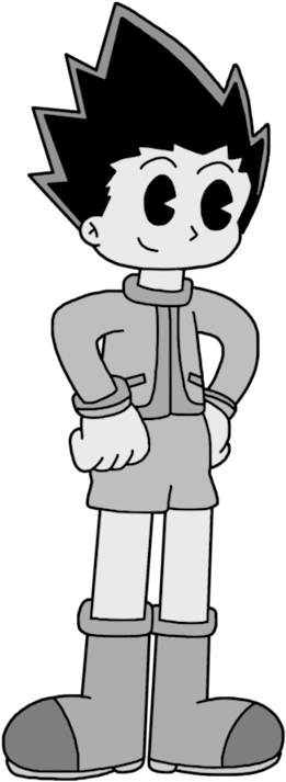 Gon Freecss - Cartoon Clipart (600x899), Png Download