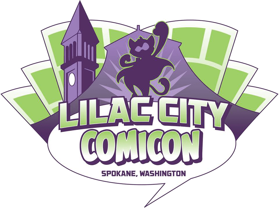 Lilac City Comicon Spokane, Wa / Jun 2-3 - Lilac City Comic Con Logo Clipart (960x714), Png Download