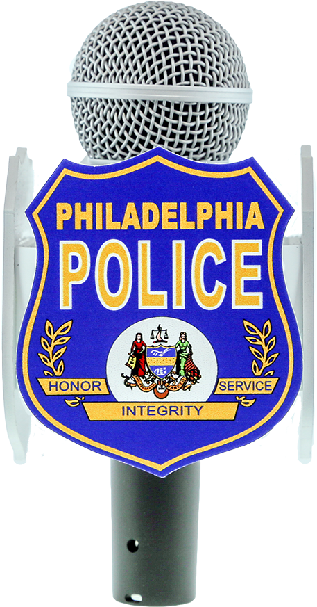 Philadephia Police Custom Mic Flag - Philadelphia Police Clipart (999x999), Png Download