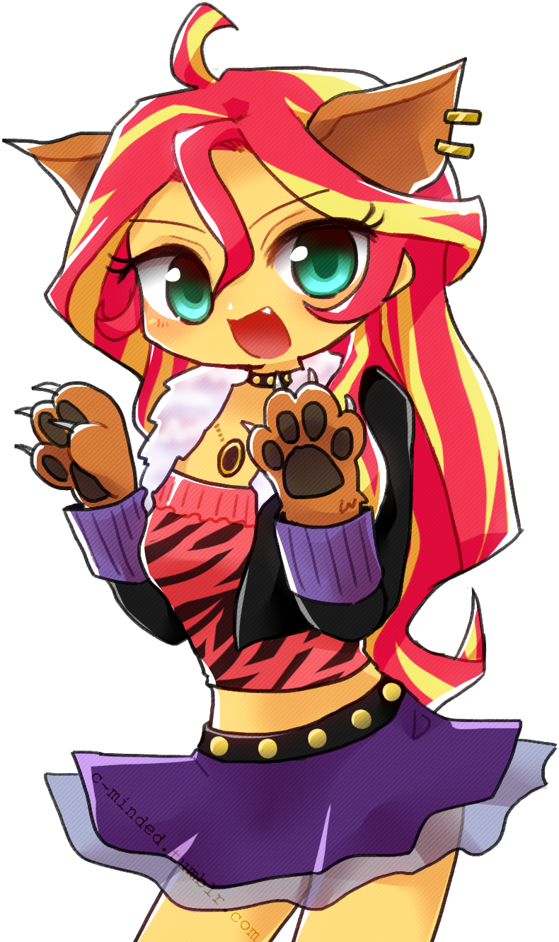 C-minded, Clawdeen Wolf, Clothes, Costume, Crossover, - Cartoon Clipart (839x1360), Png Download
