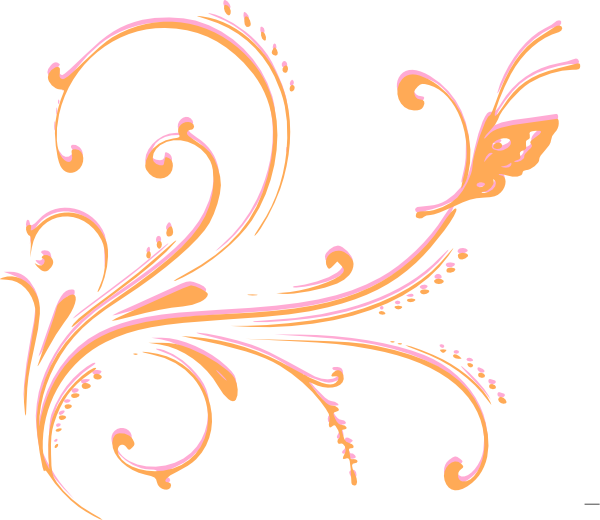 Corner Designs For Painting Clipart (600x520), Png Download