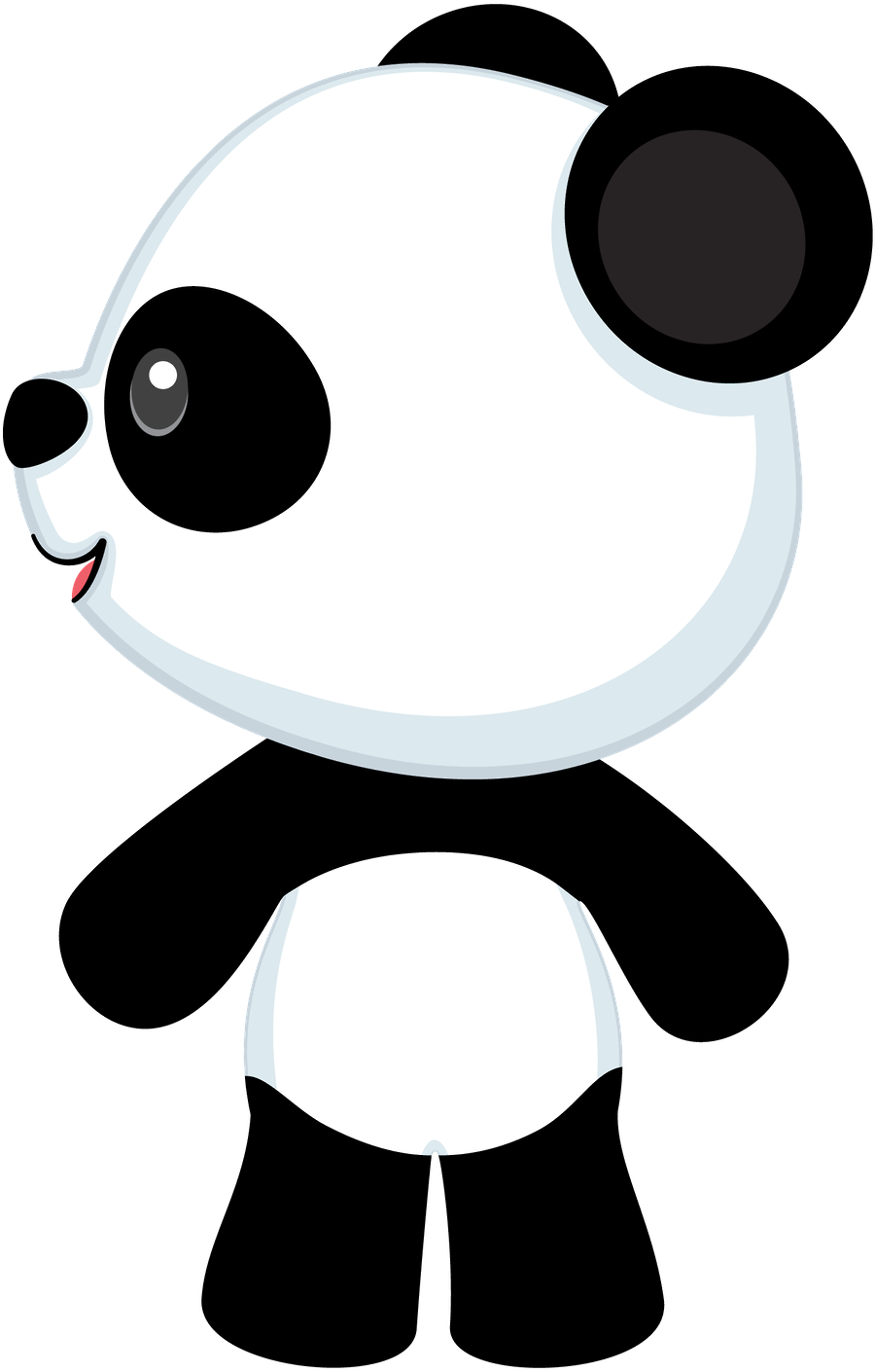 Panda Bear - Clipart Panda - Png Download (900x1410), Png Download