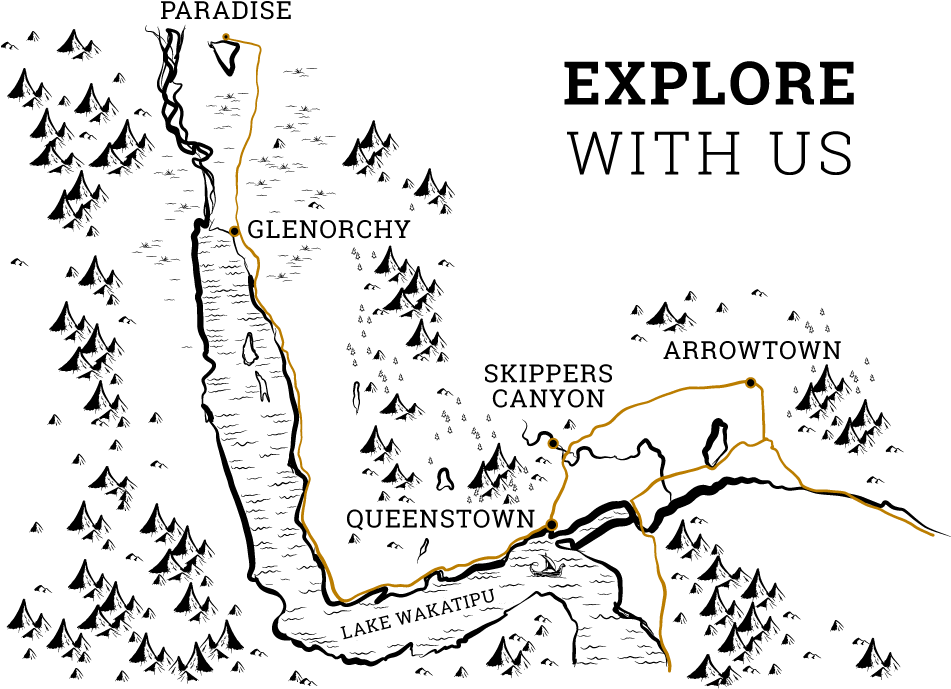 Map - Queenstown Clipart (1024x768), Png Download