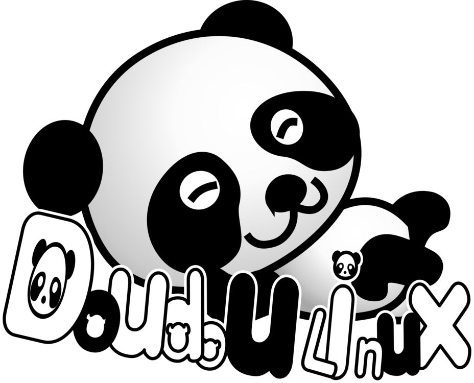 Giant Panda Bear Baby Pandas Doudoulinux Free Commercial - Cartoon Panda Transparent Background Clipart (928x750), Png Download