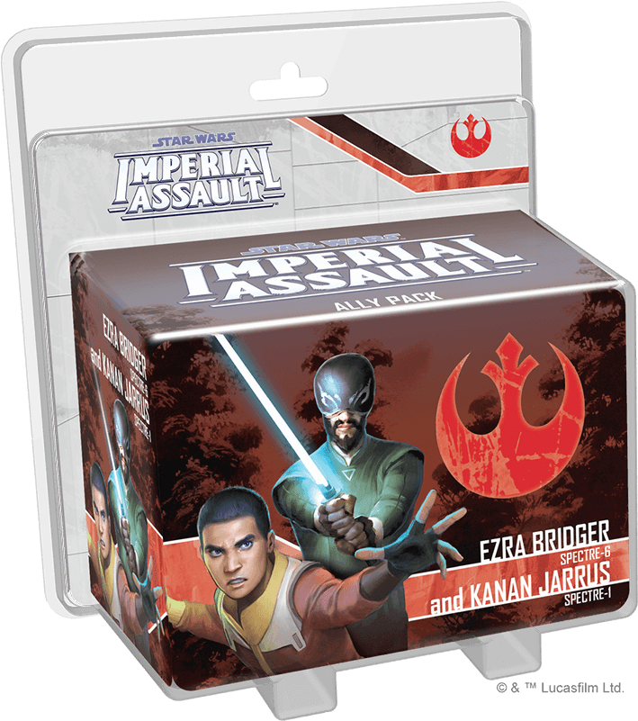 Imperial Assault Ezra Bridger And Kanan Jarrus Ally - Star Wars Imperial Assault Ezra Bridger And Kanan Jarrus Clipart (800x800), Png Download